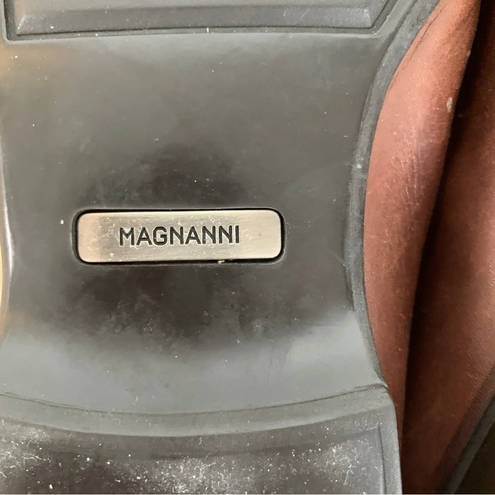 Magnanni Leather Penny Loafers‎ Size 9M